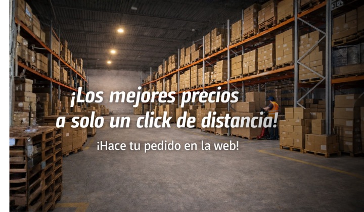 ¡Los mejores precios a solo un click de distancia! Hacé tu pedido en la web