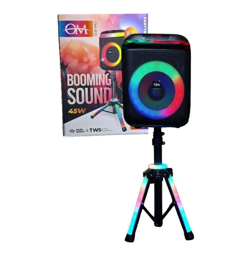 PARLANTE OM 8,5" CON TRIPODE LED CODIGO 811