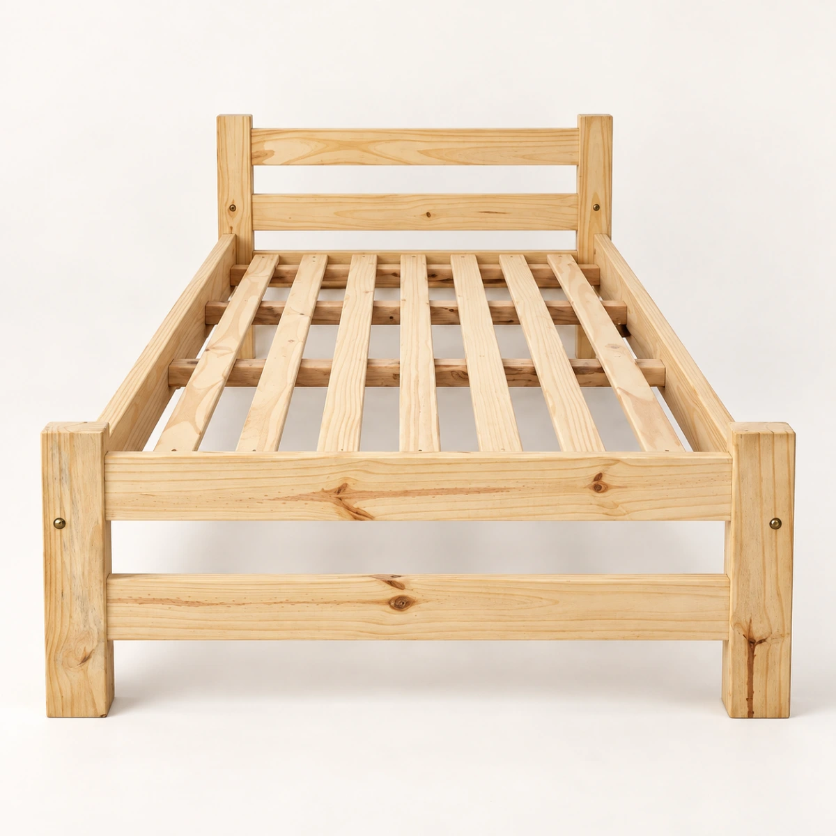 Cama de pino de una plaza