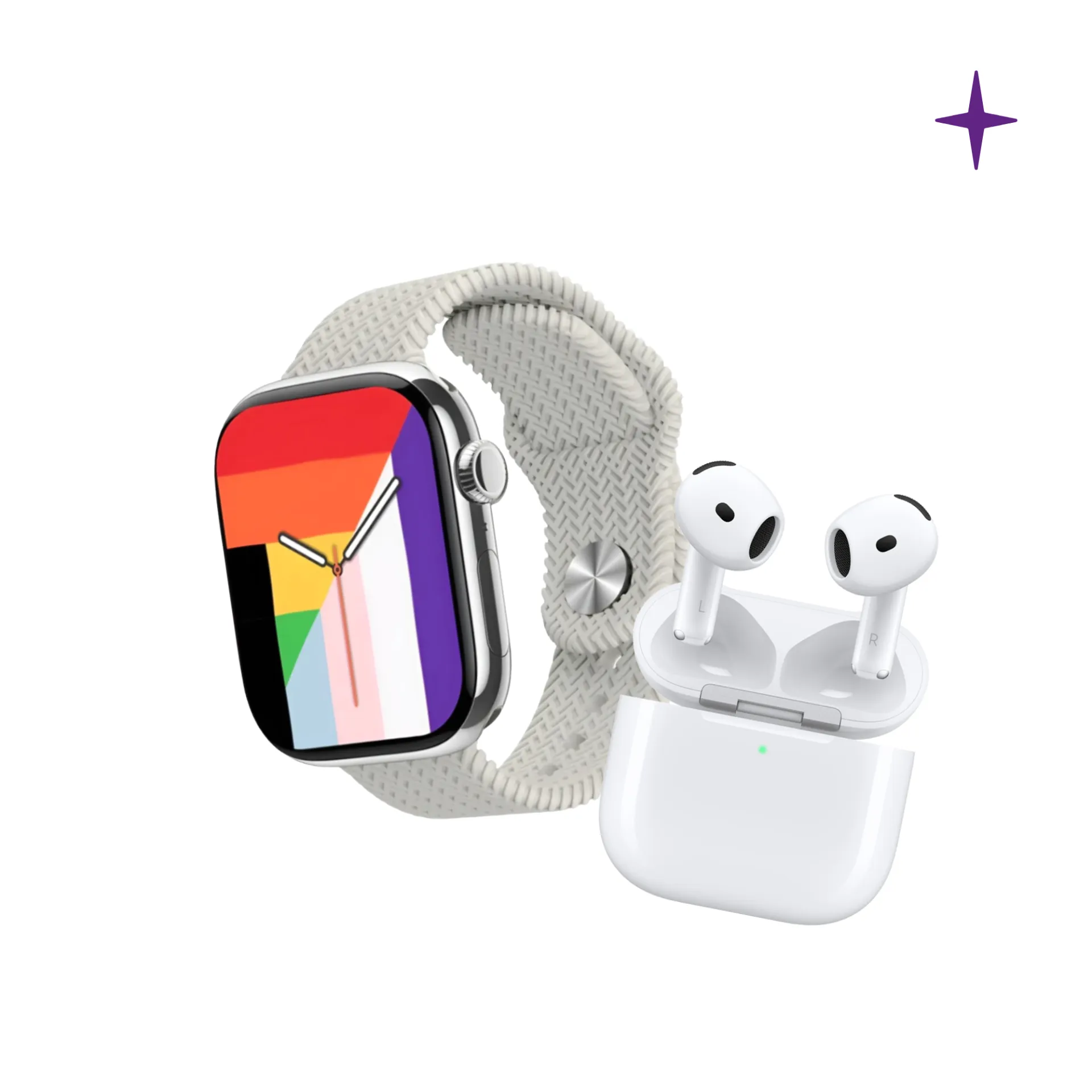 KIT RUNNING: Smartwatch HK11 Pro Max + Airpods 4ta Gen ANC