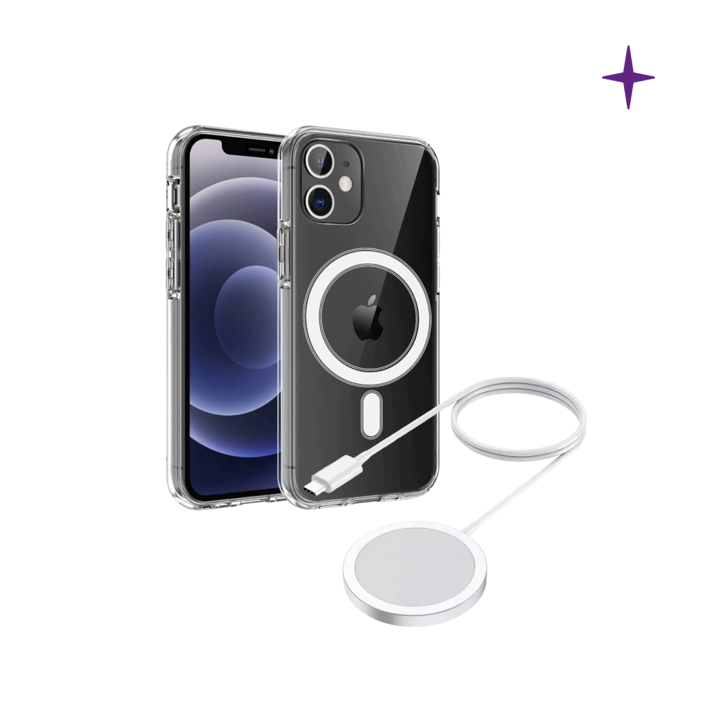 Funda Protectora + Cable MagSafe - Máxima Compatibilidad para tu iPhone