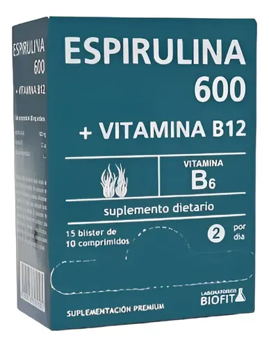 BIOFIT ESPIRULINA 600MG